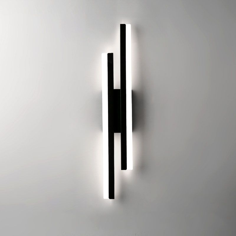 Avelena | Alana Moderne LED Wandleuchte - Elegante Schwarz/Goldene Wandbeleuchtung für Wohnzimmer und Schlafzimmer