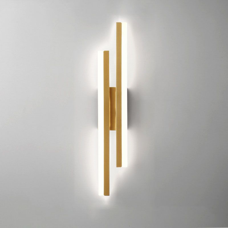 Avelena | Alana Moderne LED Wandleuchte - Elegante Schwarz/Goldene Wandbeleuchtung für Wohnzimmer und Schlafzimmer