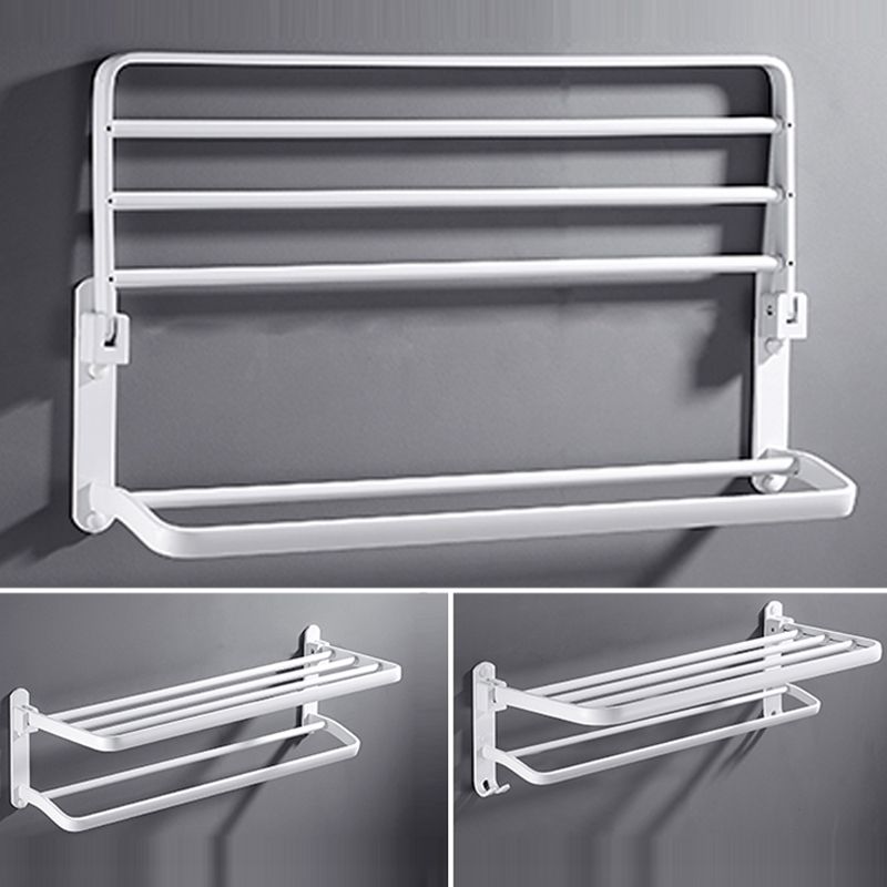 Avelena | Weißes Badezimmerzubehör Hardware-Set Modernes Badezimmerzubehör-Set, Handtuchhalter