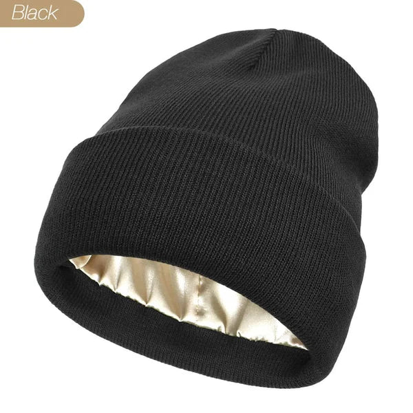 Avelena | Unisex Beanie | Anti-Statik & Anti-Frizz | Weiches, Glattes Gewebe | Verwirrungsfreies Design