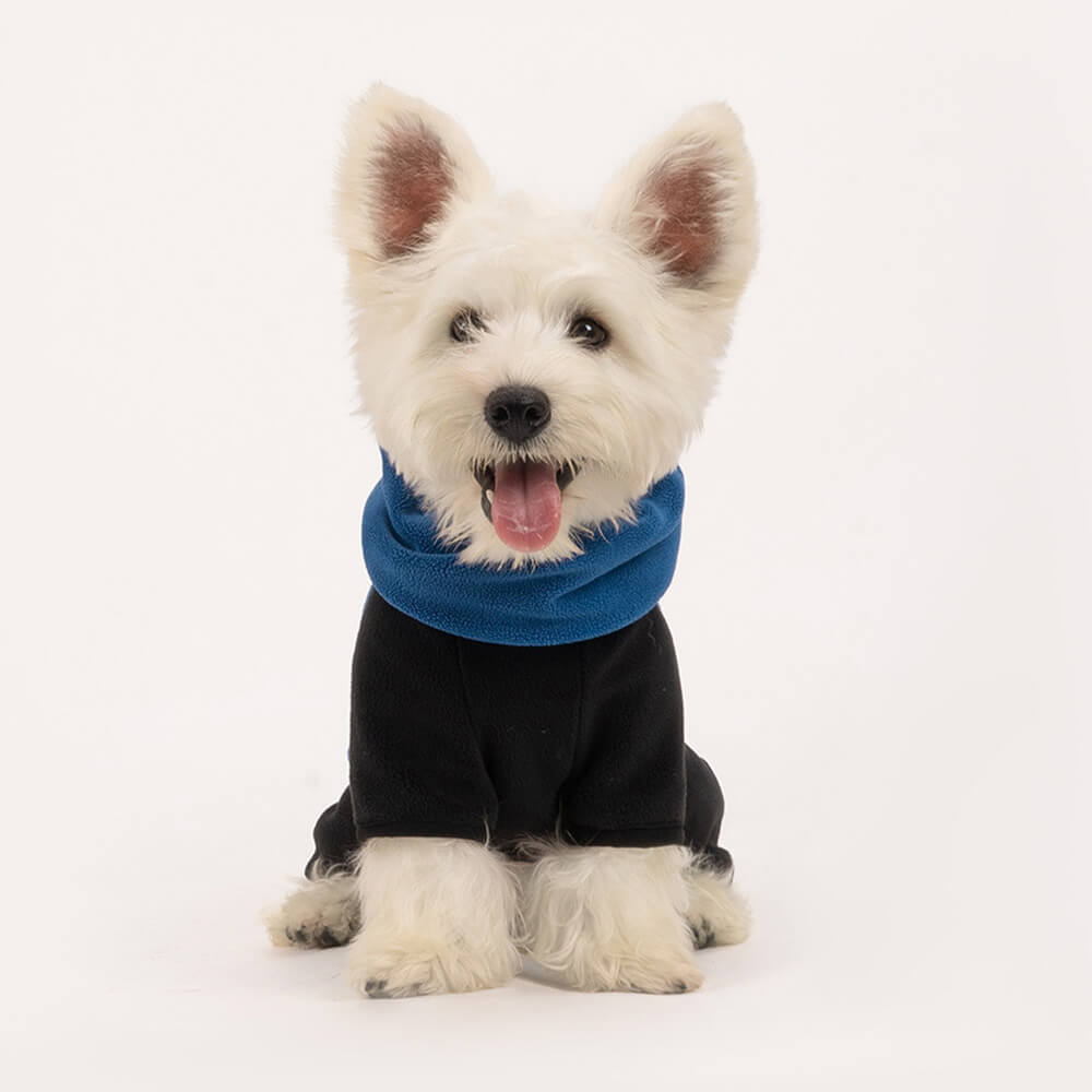 Avelena | Vollständiger Schutz Polar Fleece Hund Overall mit abnehmbarem Kragen