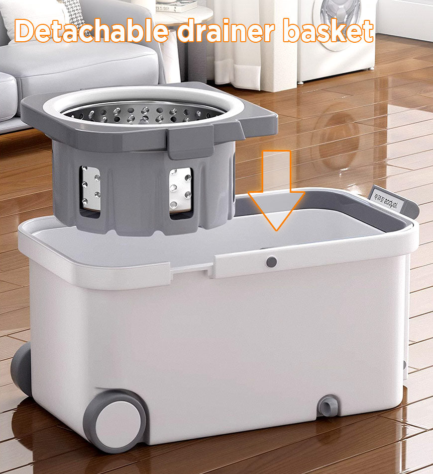 Avelena | 360° Drehbarer Wischmopp- und Eimer-Set mit Auswringsystem F63