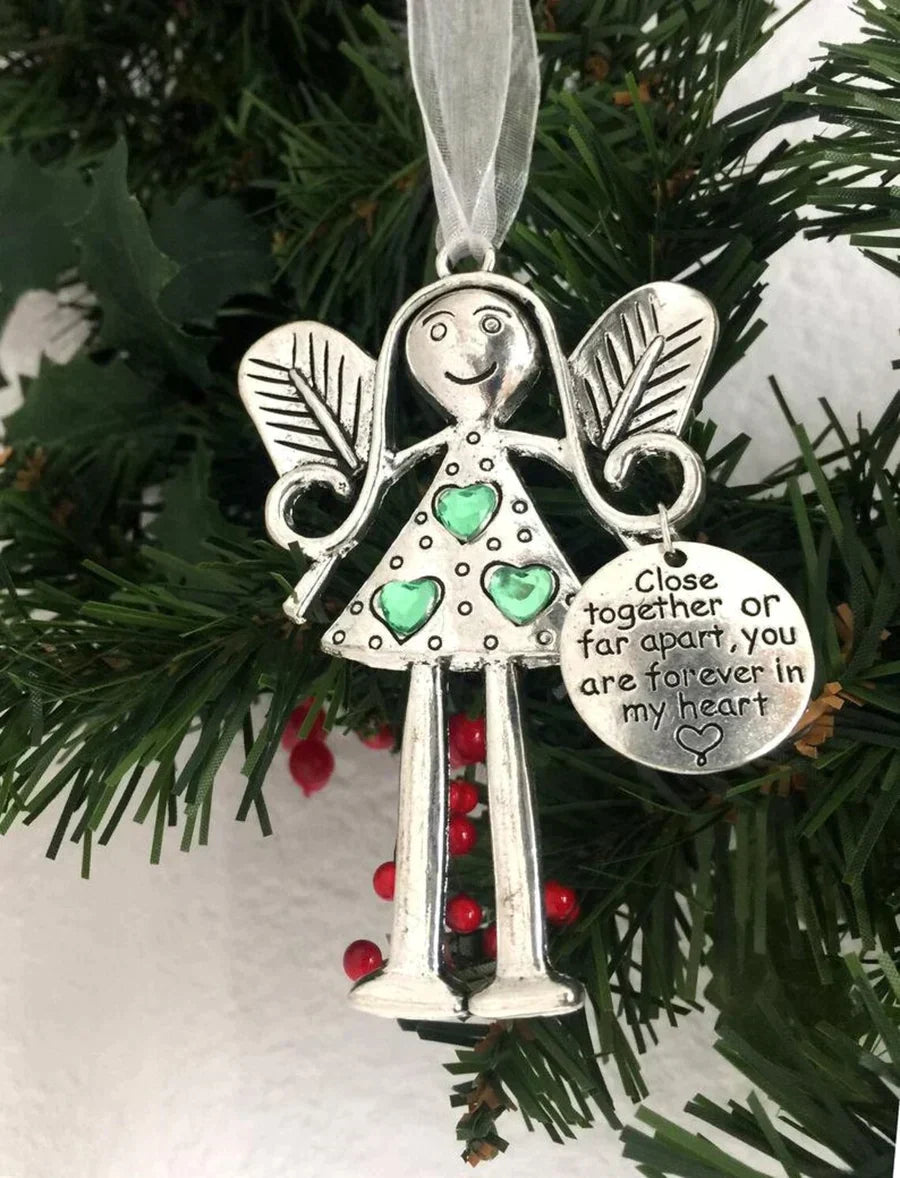 Avelena | Verrückte schöne Freunde für immer - Engel Ornament Weihnachtsgeschenk