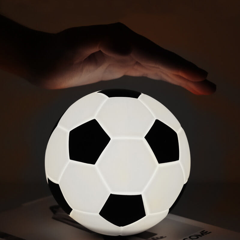 Avelena | Kreative Fußball Silikon LED Nachtlicht USB Lade Tischlampe