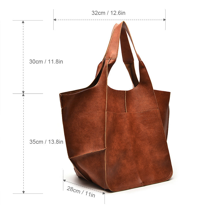 Avelena | Übergroße Weekender-Handtaschen Aus Leder