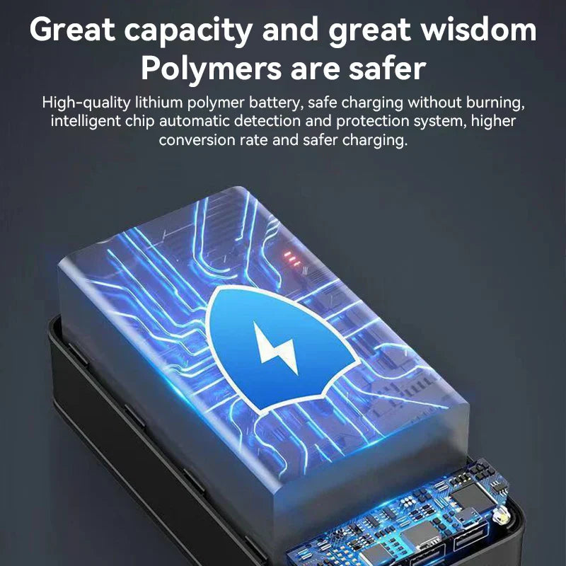 Avelena | 50000mAh große Kapazität Powerbank Mobiltelefon Super Schnelles Laden Mobiles Stromtablett Mobiler Computer Externer Stromversorgung