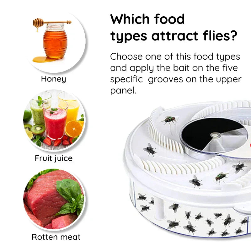 Avelena | USB Silent Fly Trap | Environmentally friendly, non-toxic and effective for indoor and outdoor use