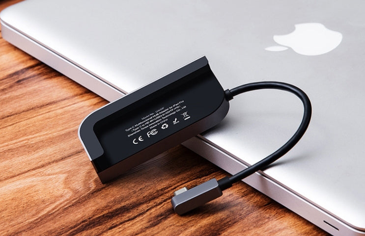 Avelena | 6-in-1 USB Type-C Hub mit USB3.0, SD, MicroSD, Audio, 4K/HD & USB-C PD, für iPad Pro & mehr