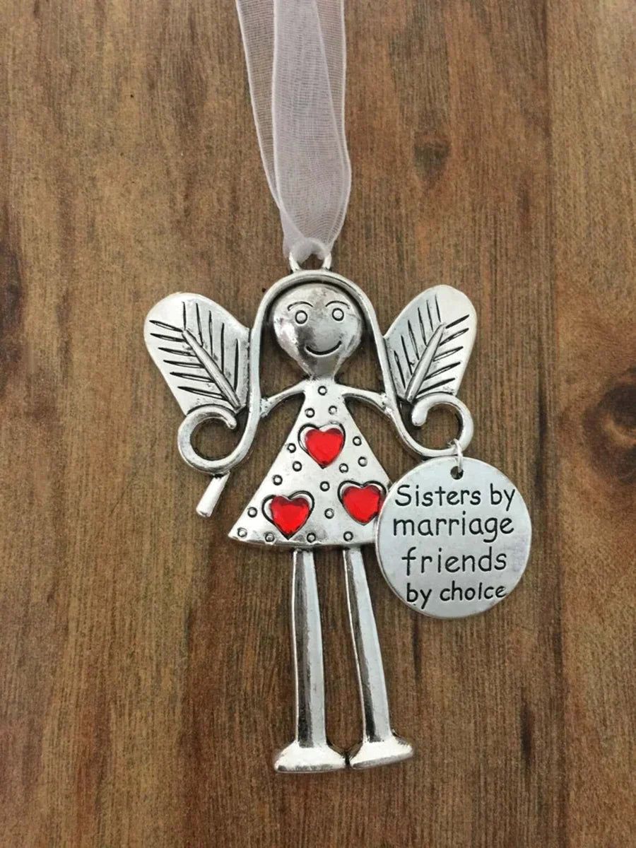Avelena | Verrückte schöne Freunde für immer - Engel Ornament Weihnachtsgeschenk