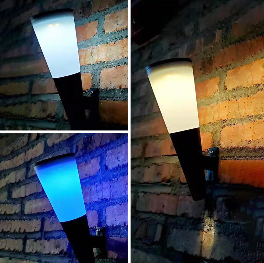 Avelena | Truro Solar Wandlampe Anthrazit - Energiesparende Solar-Außenwandbeleuchtung