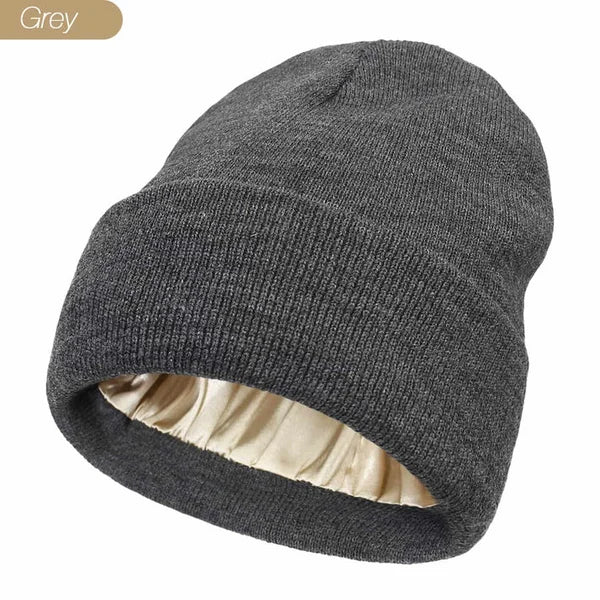 Avelena | Unisex Beanie | Anti-Statik & Anti-Frizz | Weiches, Glattes Gewebe | Verwirrungsfreies Design