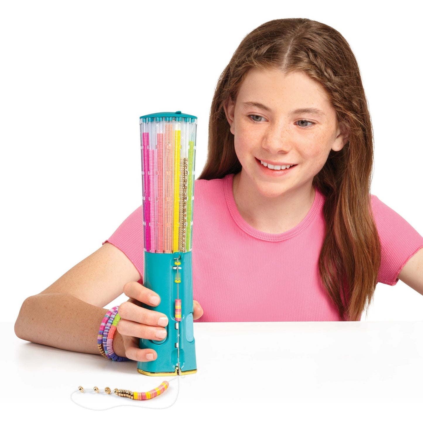 Avelena | Armband Bastelset Kinder | 2000+ Perlen & 16 Farben | Kreatives DIY Schmuckset ab 8 Jahren