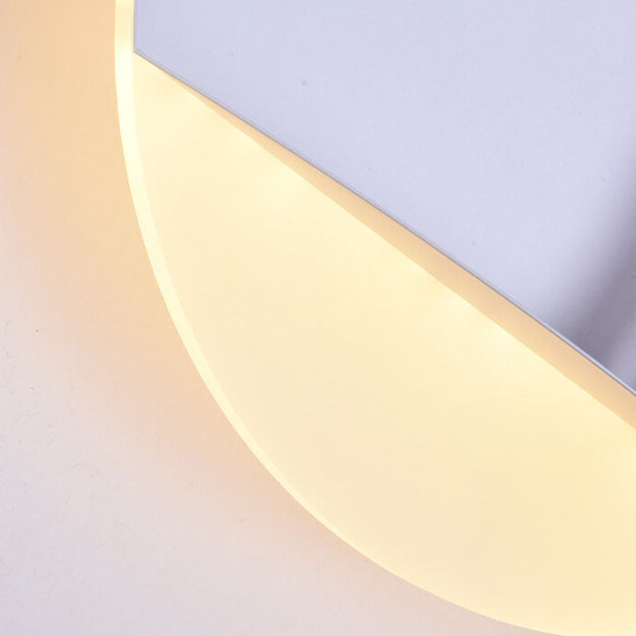 Avelena | Zeitgenössische kreative Eisenharz runde Astronaut LED Wandleuchte Lampe für Schlafzimmer