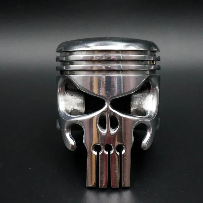 Avelena | Piston Art Skull Schlüsselanhänger
