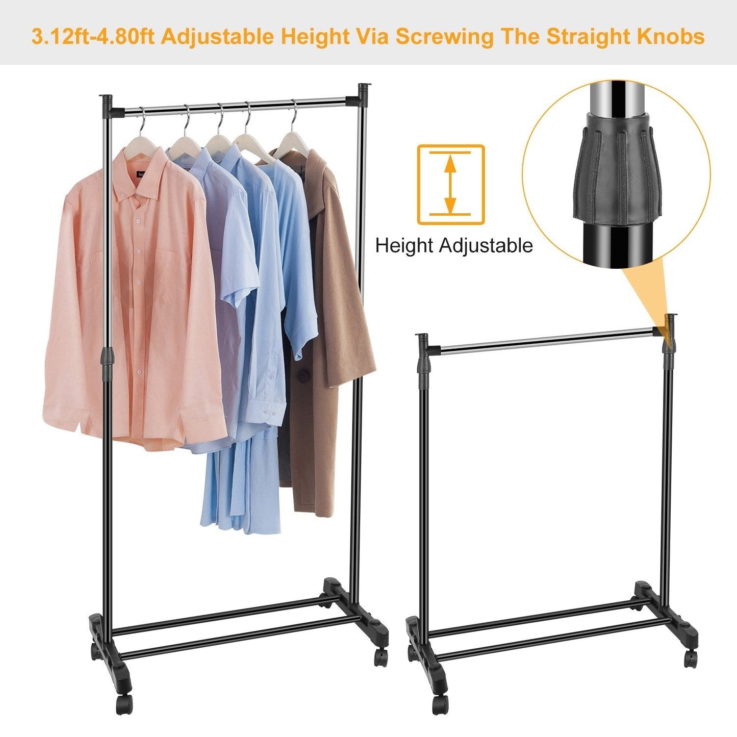 Avelena | 15 kg./33 lbs. höhenverstellbare Kleiderständer