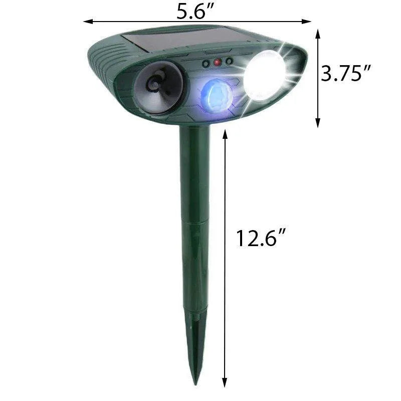 Avelena | Solar-powered ultrasound deer repeller - Effective deer deterrent for gardens and caverns in 48 hours