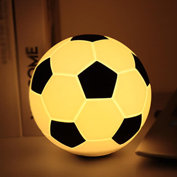 Avelena | Kreative Fußball Silikon LED Nachtlicht USB Lade Tischlampe