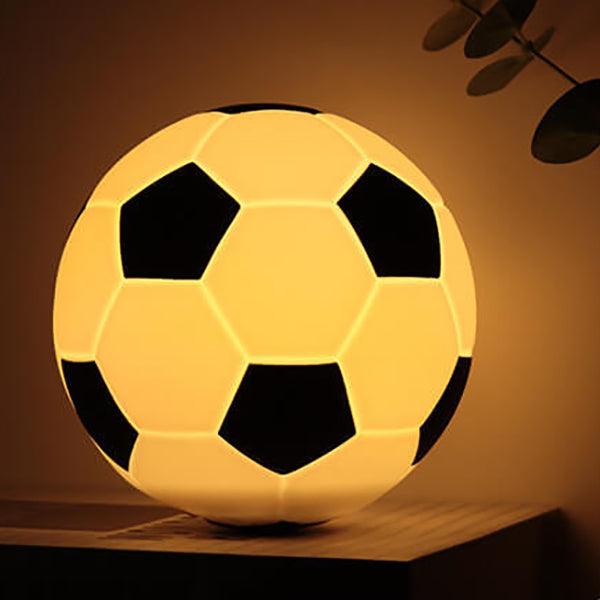 Avelena | Kreative Fußball Silikon LED Nachtlicht USB Lade Tischlampe