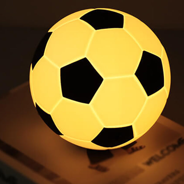 Avelena | Kreative Fußball Silikon LED Nachtlicht USB Lade Tischlampe
