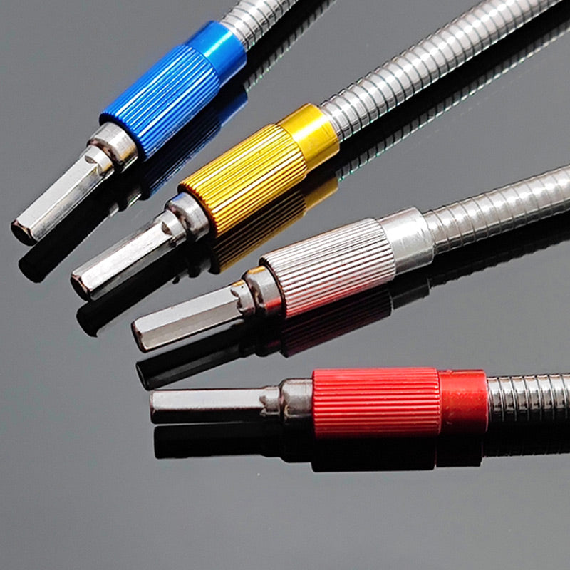 Avelena | Sechseckiger Schaft Metall Flex Universal Verlängerungs-Bit-Halter