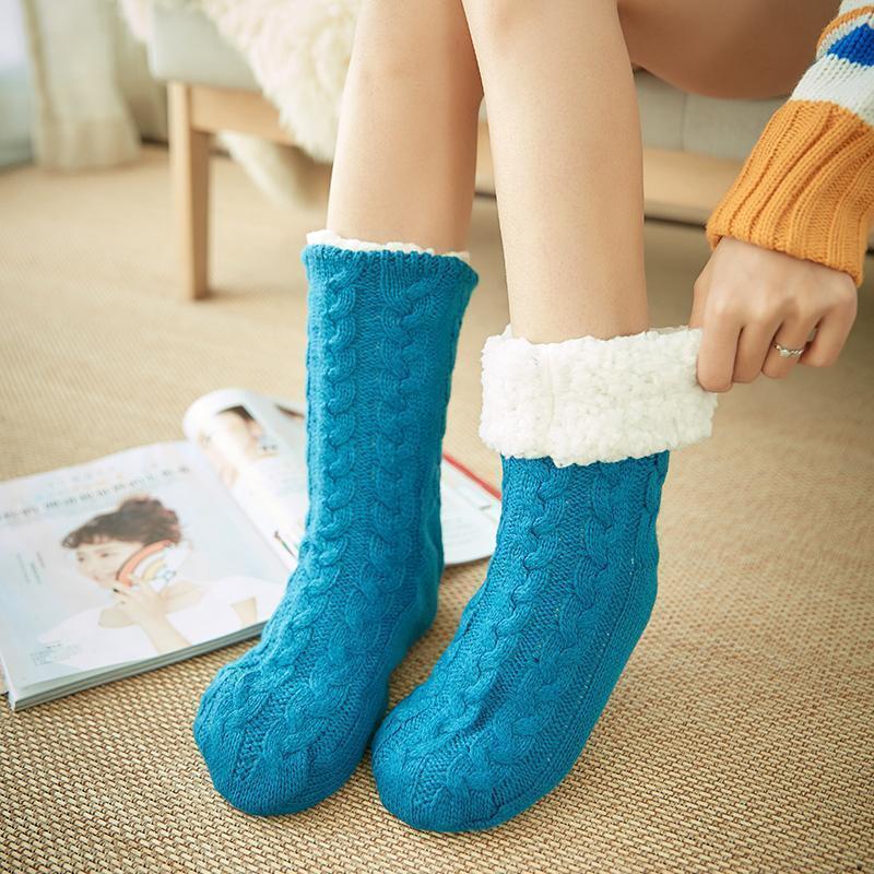 Avelena | Ultra-Plüsch Weiche Rutschfeste Socken, 1 Paar
