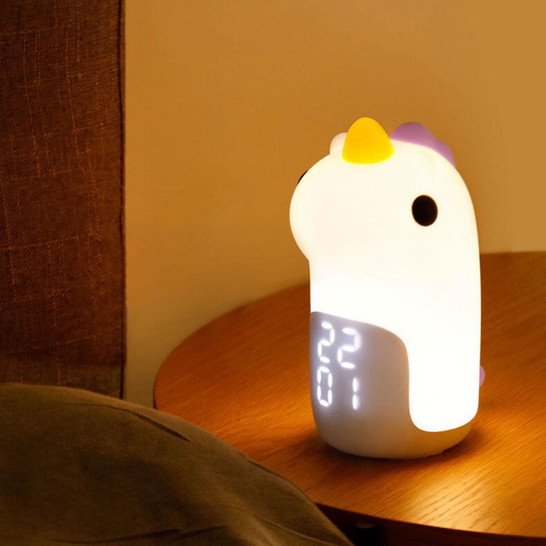 Avelena | Unilora DreamLight Wecker | Einhorn Design | Timer & LED Nachtlicht | Kinderzimmer-Deko