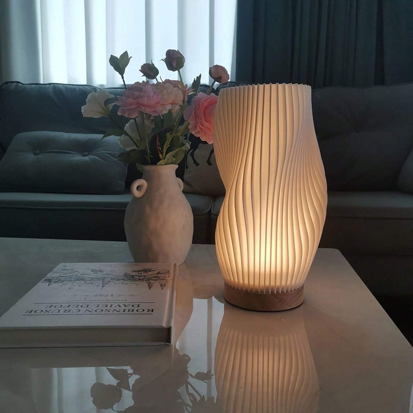 Avelena | Serene Wavecrest Lamp