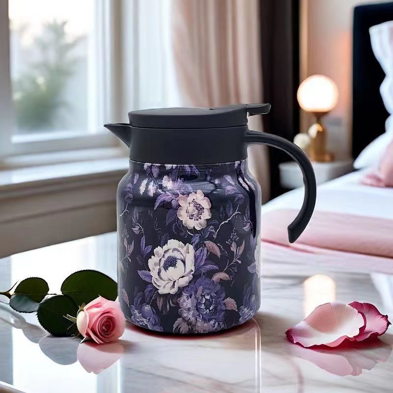 Avelena | 🔥Limitierte Zeitangebot🔥1000 ml Vakuumisolierte Teekanne mit Sieb