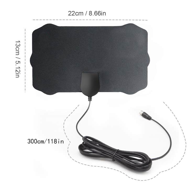 Avelena | SignalFree | Plug-&-Play TV-Antenne für scharfen Empfang