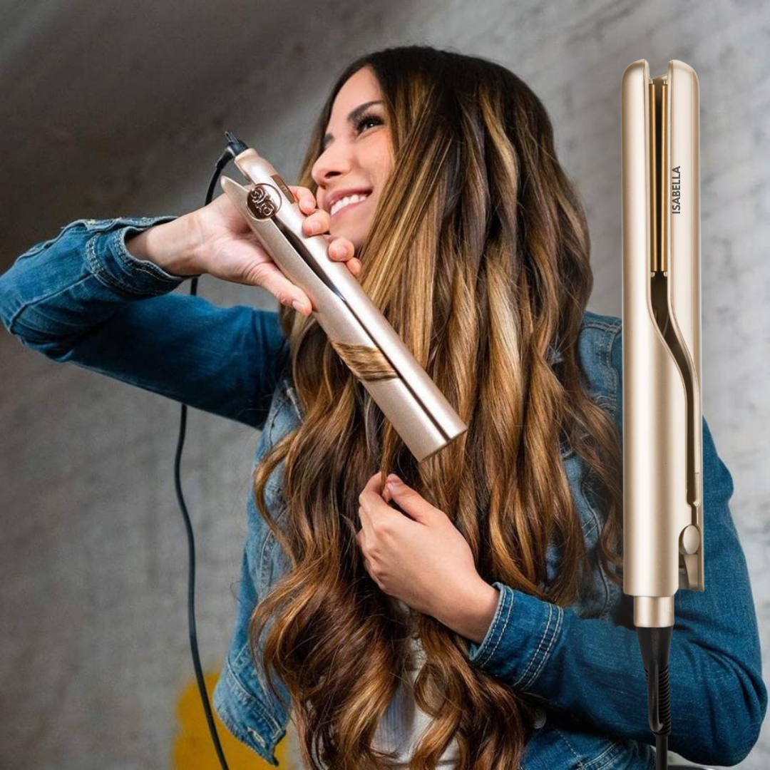 Avelena | ZwillingsStil 2-in-1-Hairstyler und Lockenstab