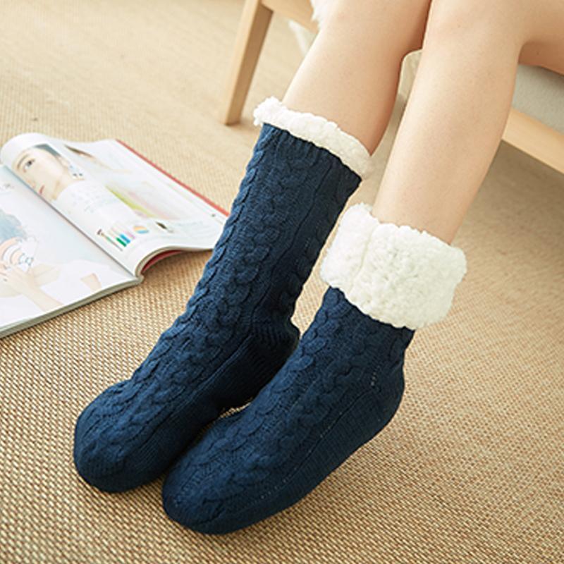 Avelena | Ultra-Plüsch Weiche Rutschfeste Socken, 1 Paar