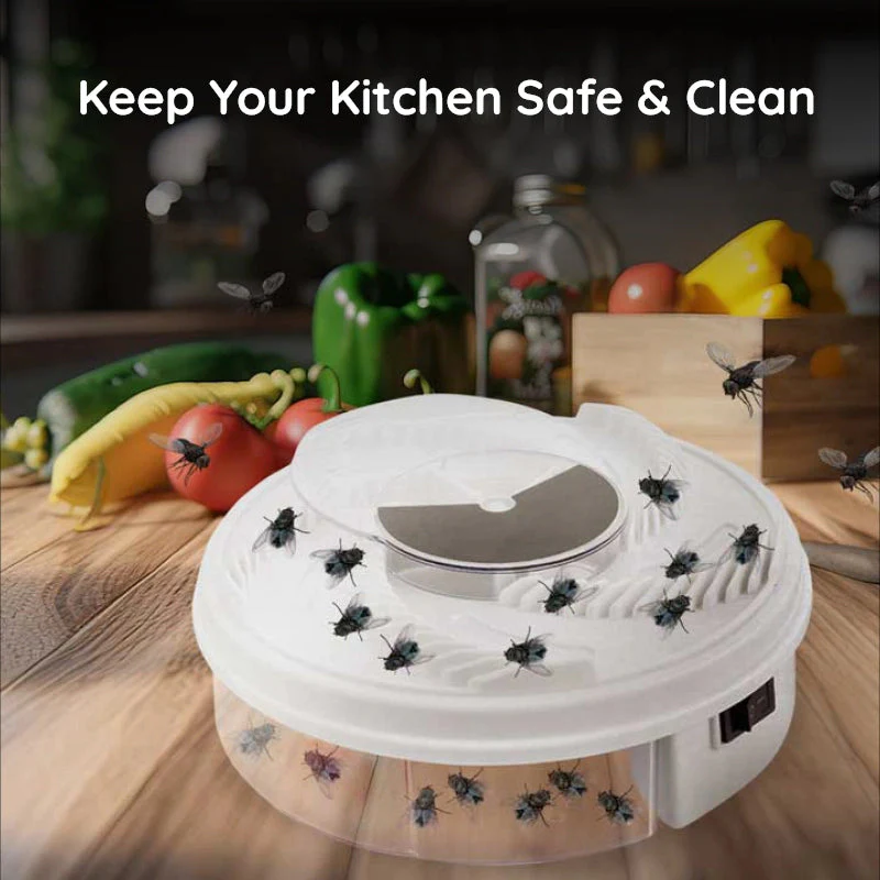 Avelena | USB Silent Fly Trap | Environmentally friendly, non-toxic and effective for indoor and outdoor use