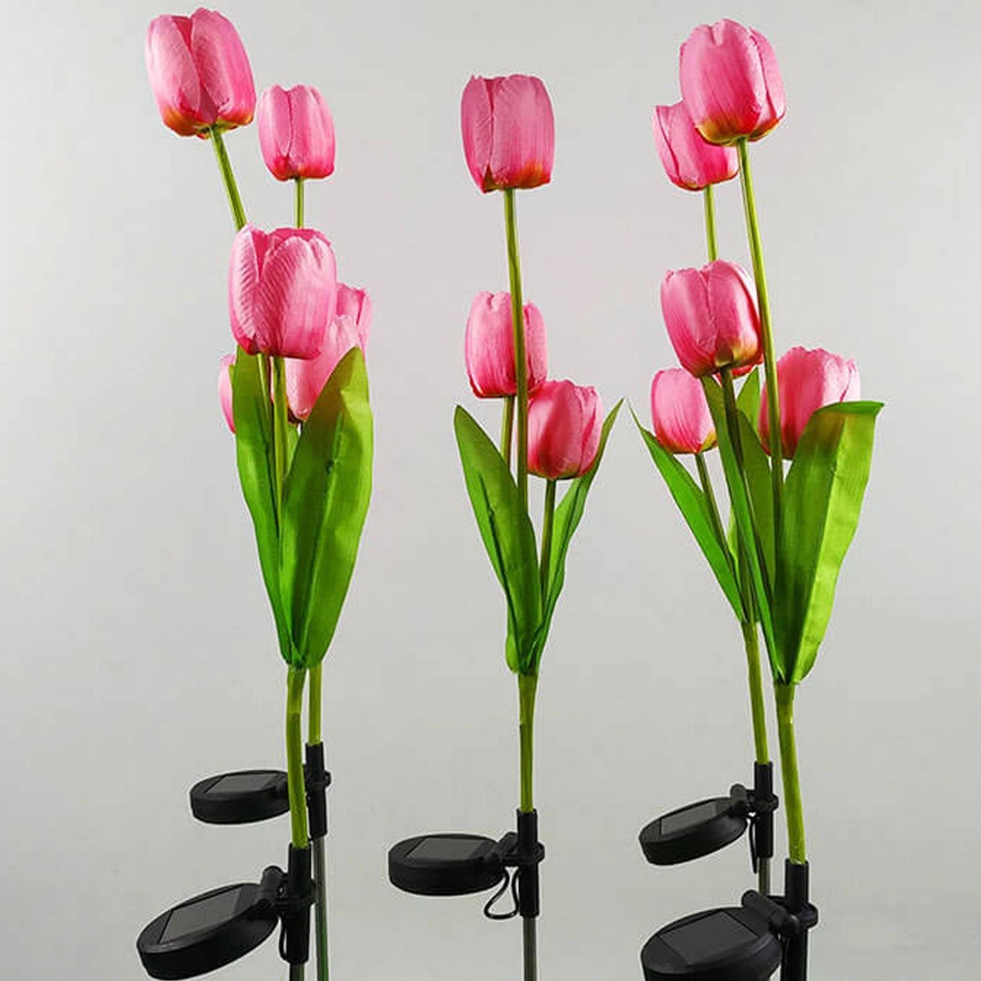 Avelena | Solar Tulpe Rasenlicht Außen Garten LED Tulpe Blumenlicht Bodenstecker Landschaftslicht