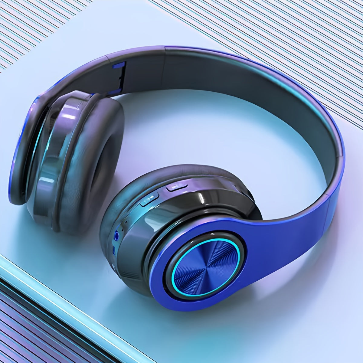 Avelena | BeatFold | Zusammenklappbare Kabellose Kopfhörer mit Klarer Kondensatormikrofon