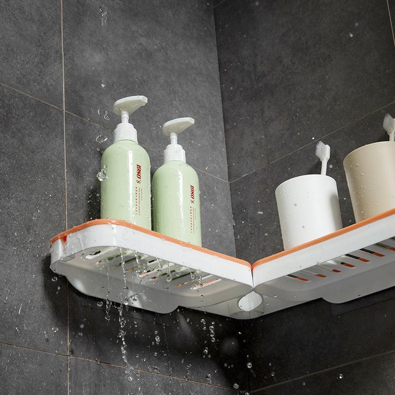 Avelena | Stanzenfreies Eckregal für Badezimmer