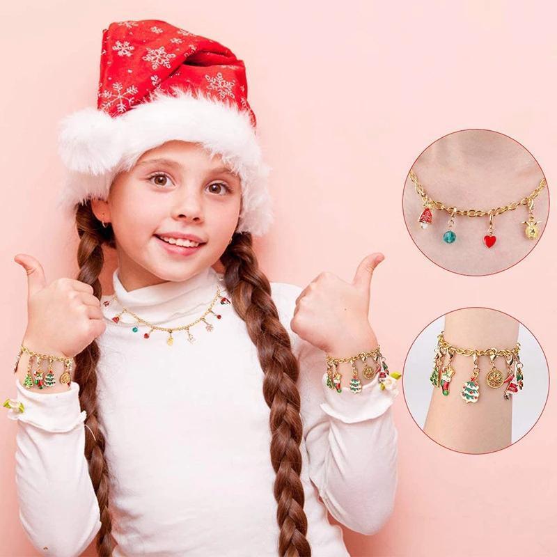 Avelena | 24 Tage Blindbox Weihnachten DIY Armband Kalender Geschenkbox Set