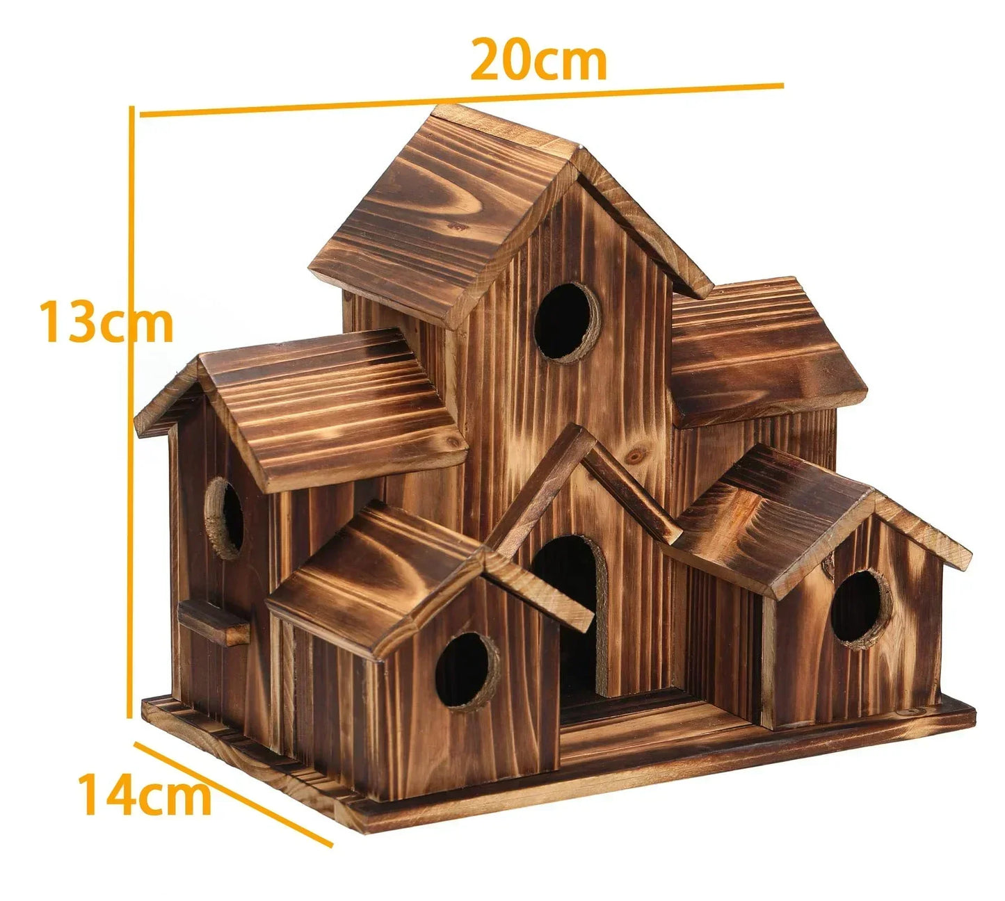 Avelena | 6-Loch Handgearbeitetes Vogelhaus