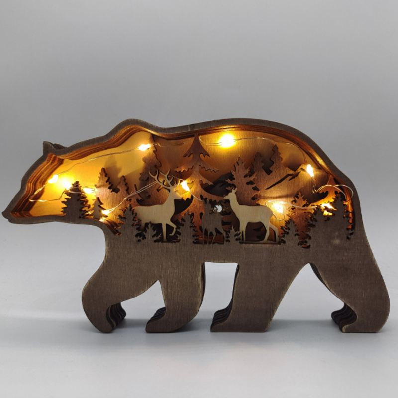 Avelena | 3D Kreative Holz Tier Schnitzerei Handwerk Geschenk