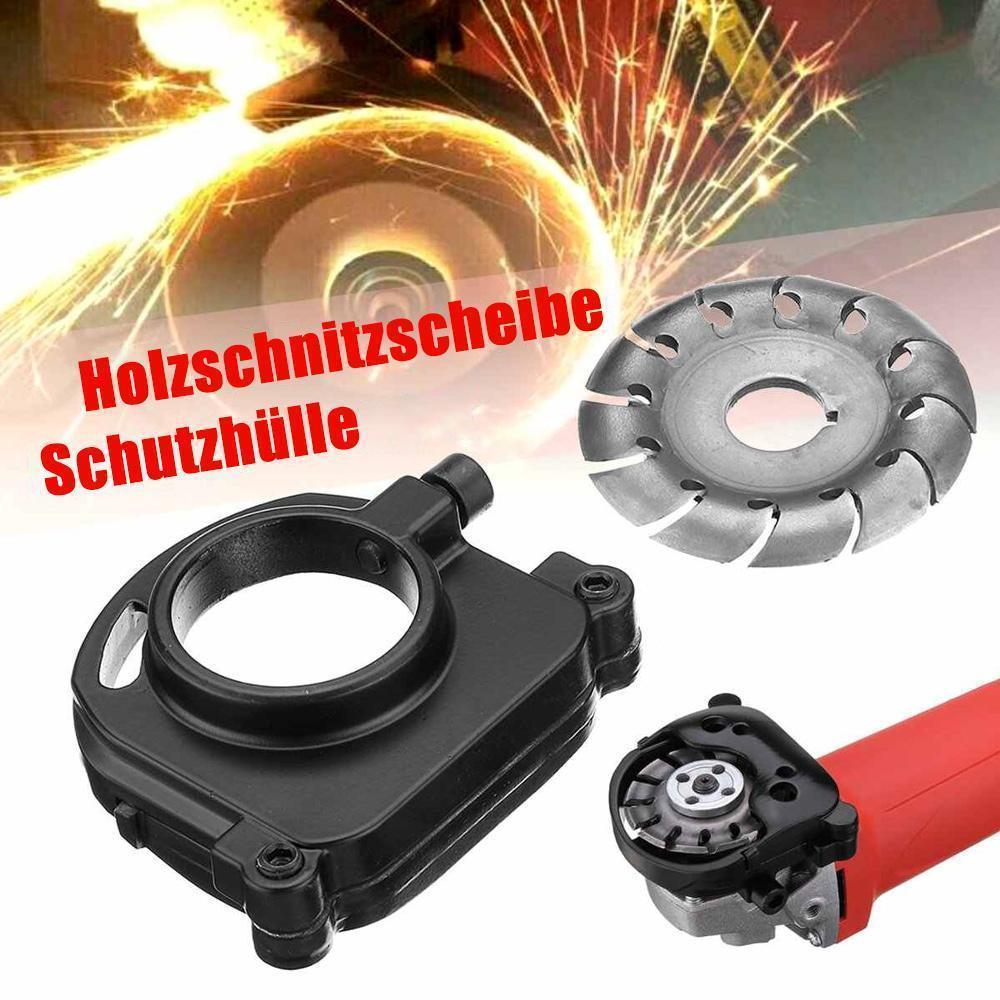 Avelena | 12 Zähne Holzschnitzscheibe & Schutzhülle