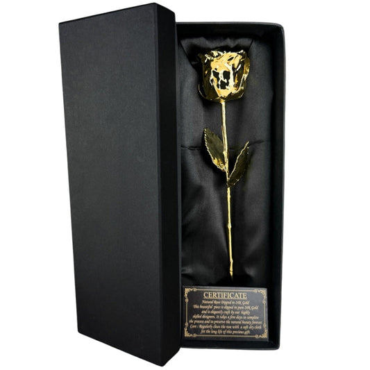 Avelena | Zeitlose Goldene Rose – Elegantes Symbol von Liebe und Wertschätzung