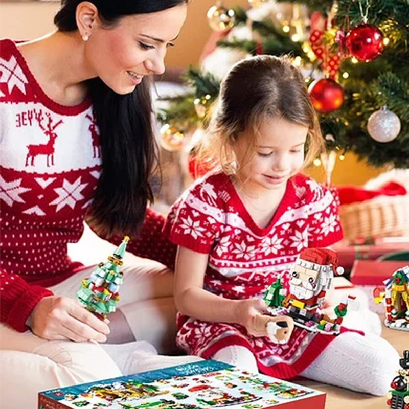 Avelena | Weihnachts-Adventskalender-Überraschungsbaustein-Set