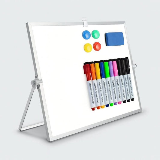 Avelena | Tragbares magnetisches Whiteboard mit Ständer und Zubehör