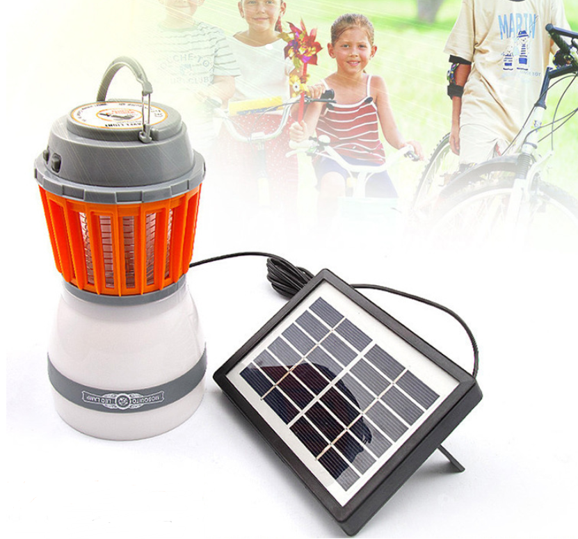 Avelena | Solar LED Mückenlampe mit integrierter Laterne – Effektiver Insektenschutz und Beleuchtung für Garten und Camping