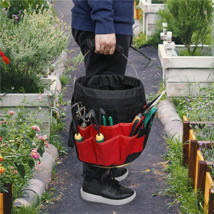 Avelena | 42-Taschen Multifunktionale Gartenwerkzeug-Aufbewahrungstasche – Große Aufbewahrung für Werkzeuge