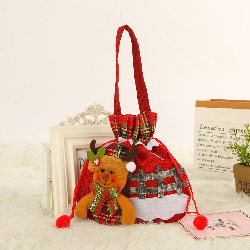 Avelena | Weihnachtsgeschenk Schneemann Puppe Tasche