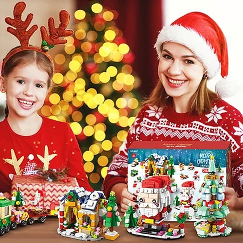 Avelena | Weihnachts-Adventskalender-Überraschungsbaustein-Set
