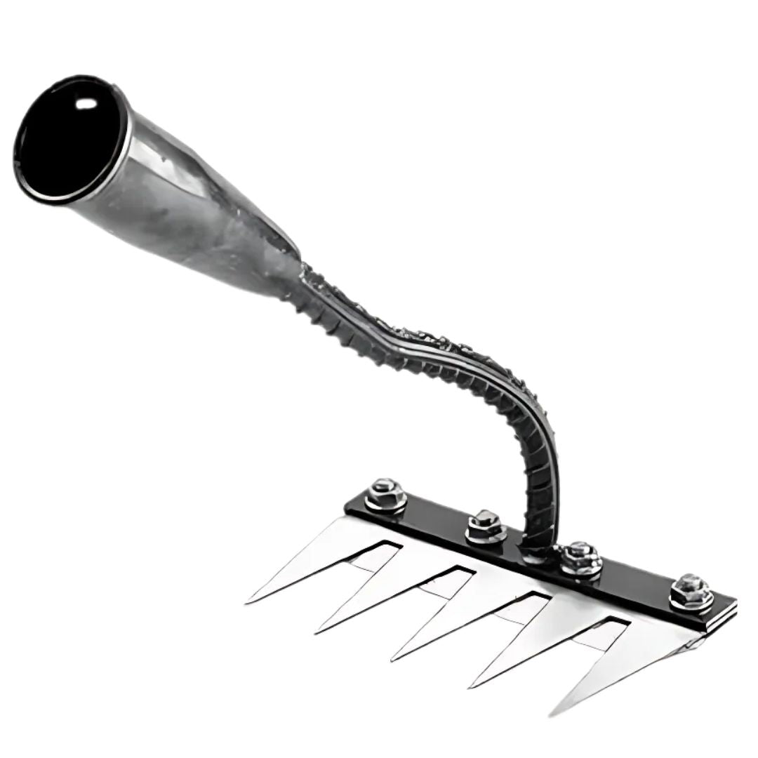Avelena | Weed Rake | Ultra-durable steel teeth & ergonomic handle for effortless garden care