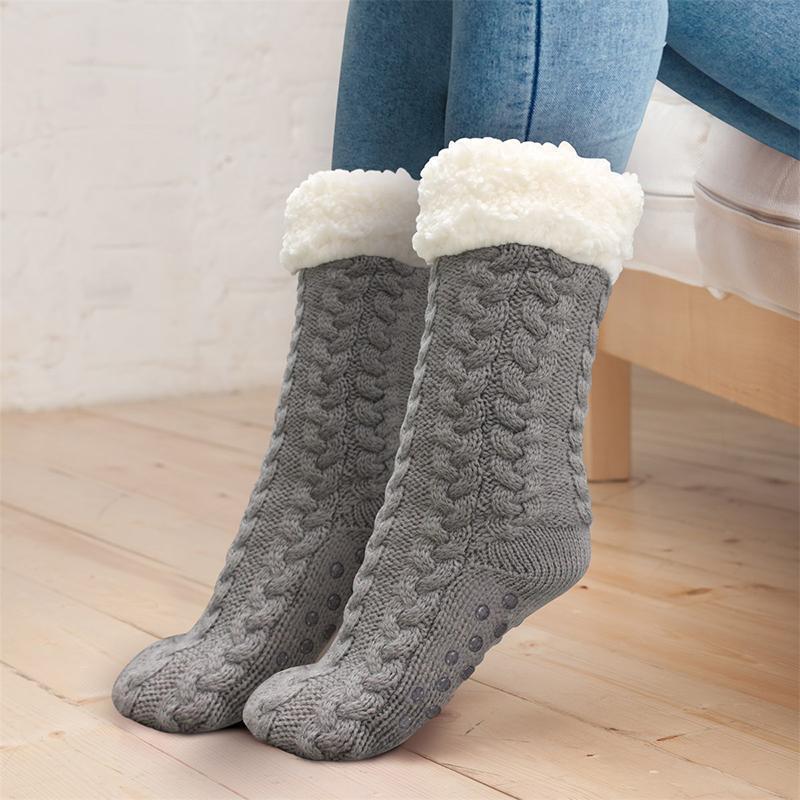 Avelena | Ultra-Plüsch Weiche Rutschfeste Socken, 1 Paar