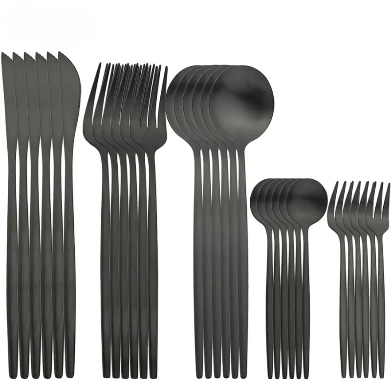 Avelena – Stilvolles Edelstahl Besteckset mit zeitlosem Design, 30 Teile