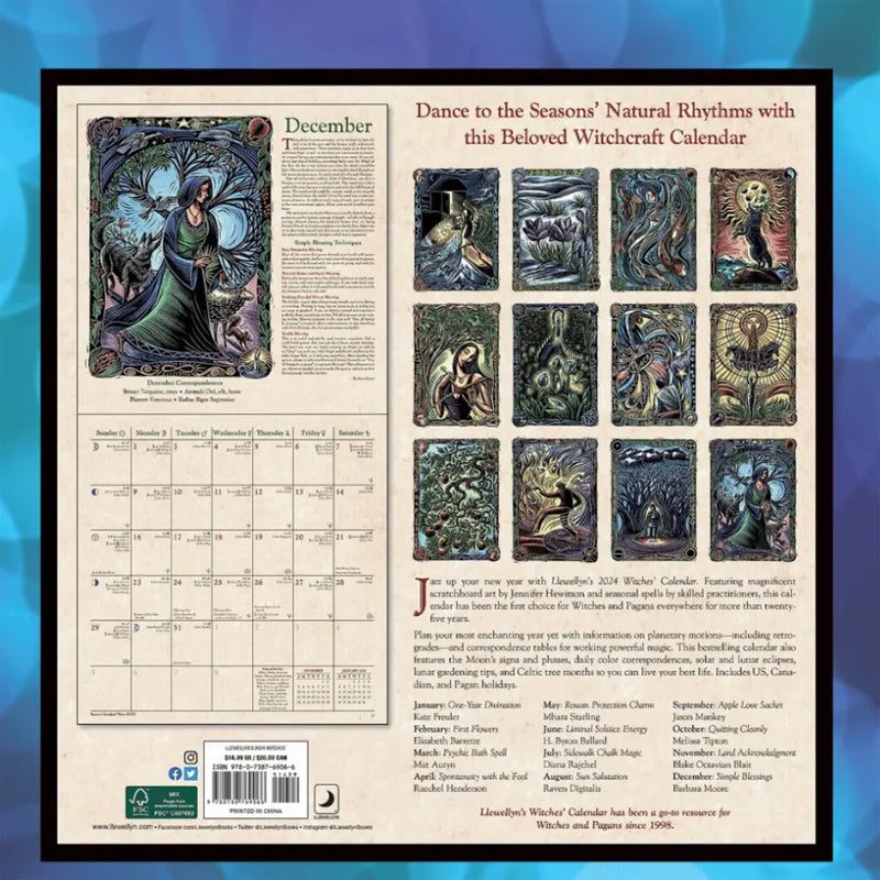 Avelena | 2024 Hexen Wandkalender